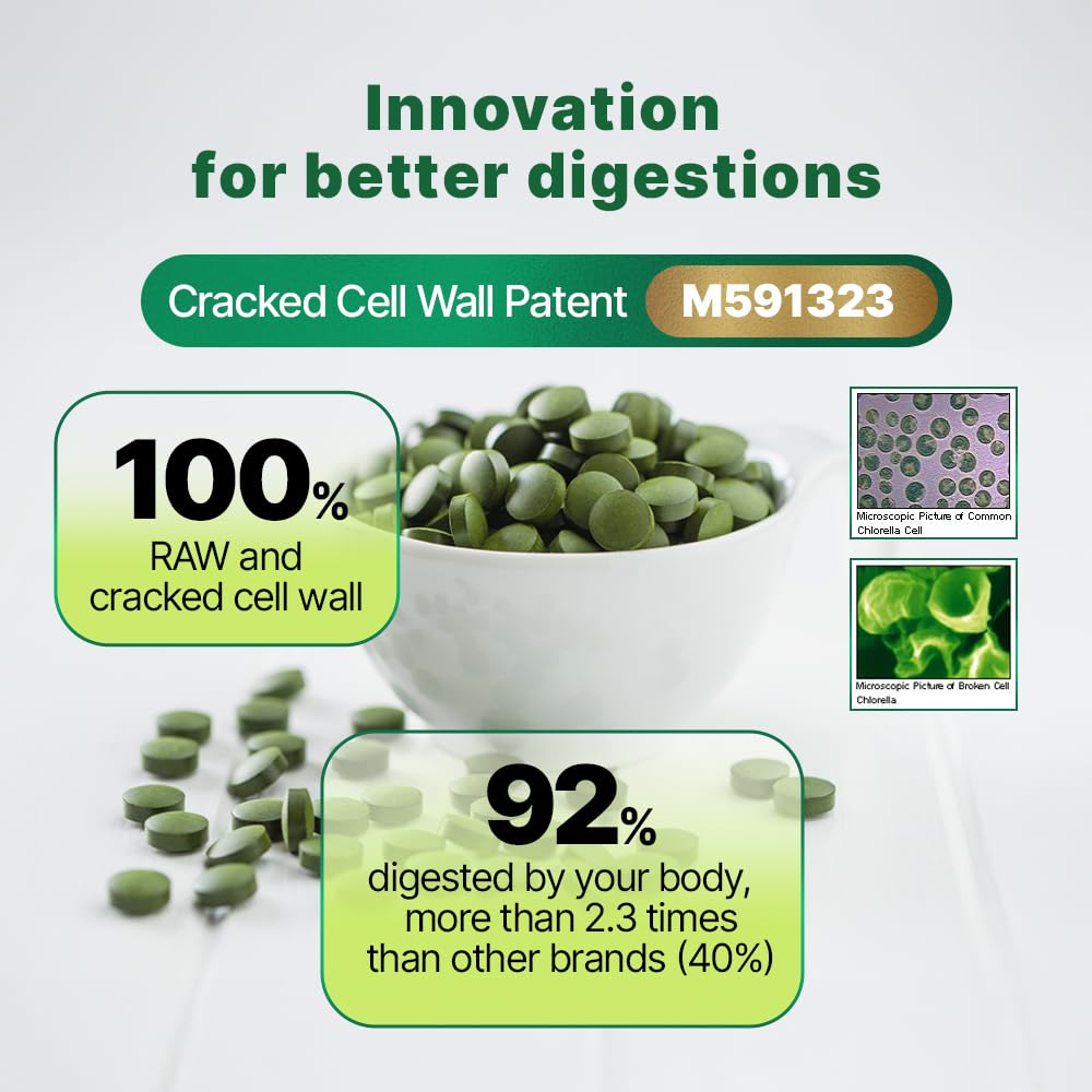 FEBICO Chlorella Tablets 500mg - 500 Count - image 5