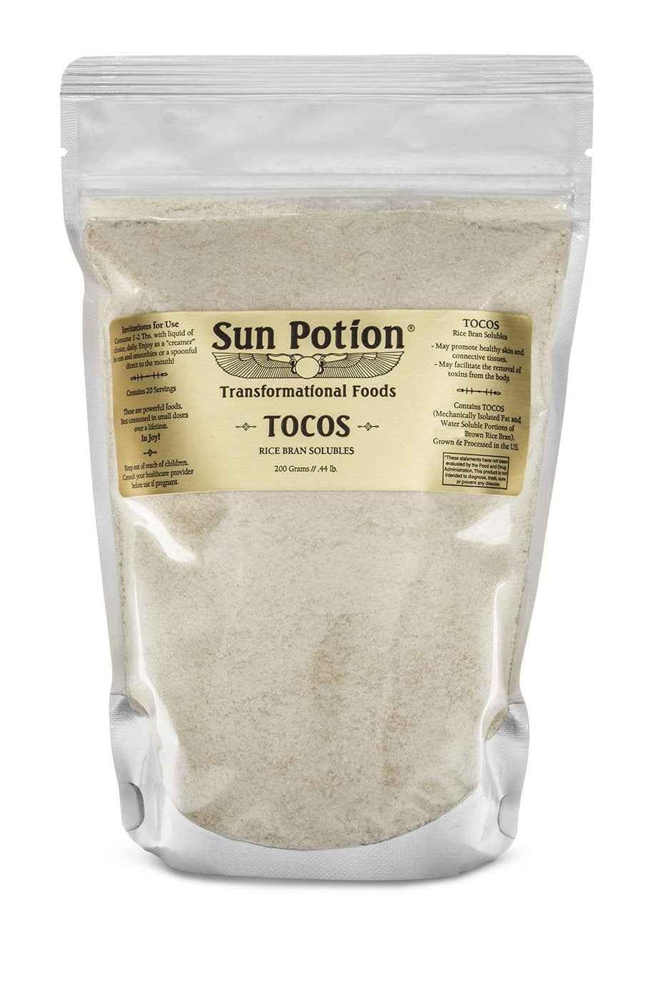 Sun Potion Organic Tocos Powder - 200g