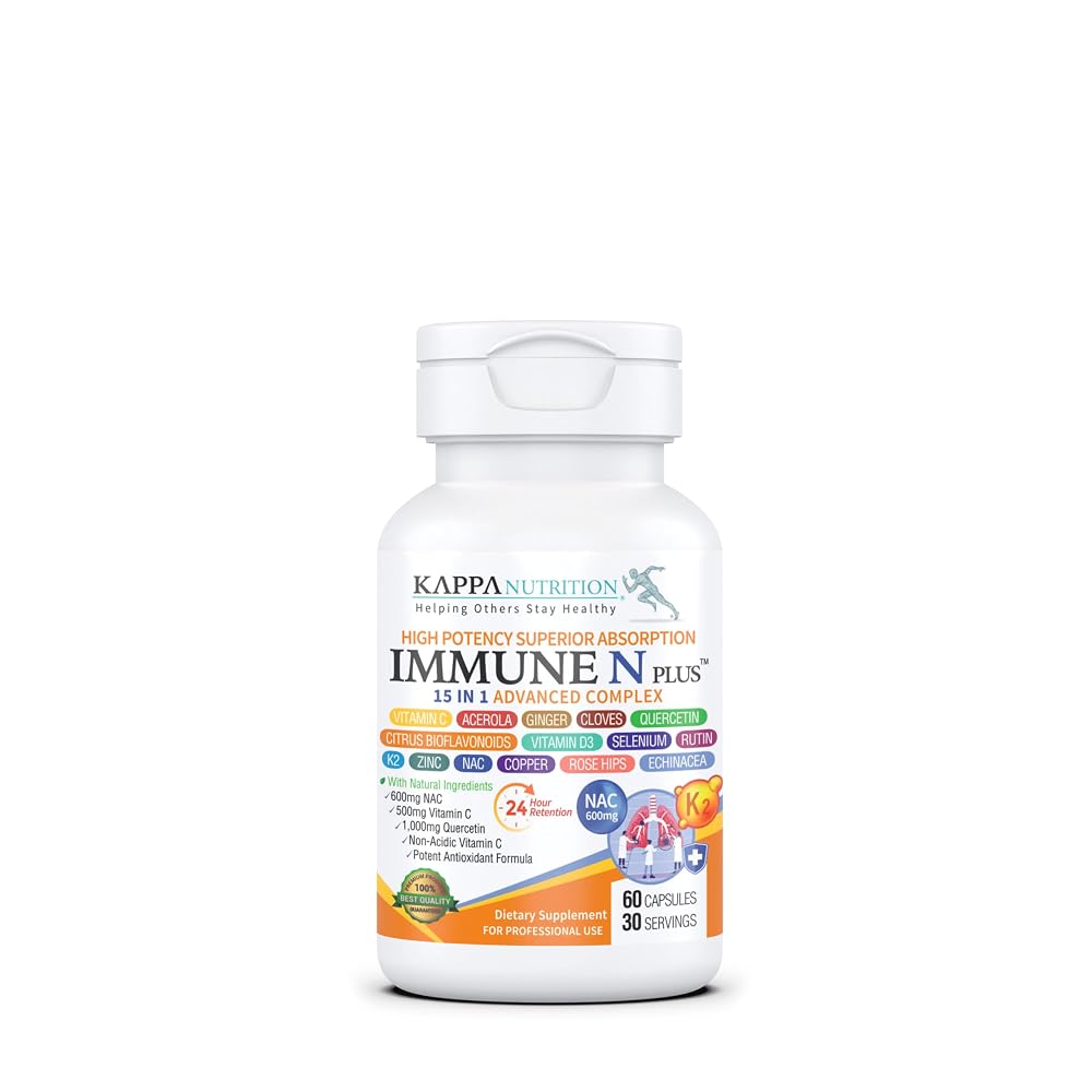 KAPPA NUTRITION Immune N Plus 15 in 1 Complex - 60 Capsules