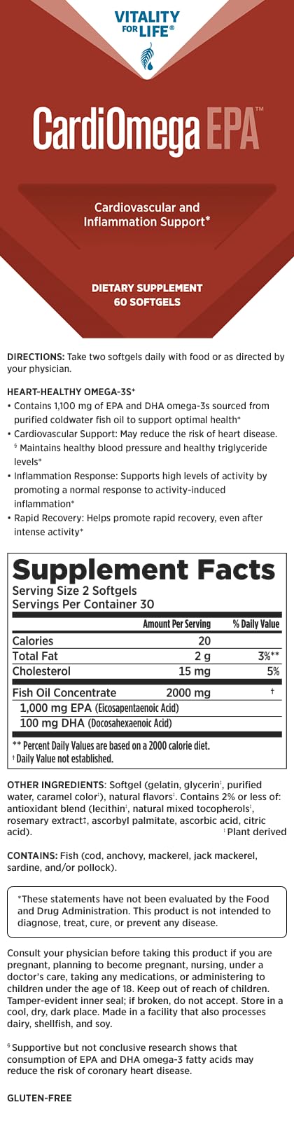 Melaleuca CardiOmega EPA Omega-3 - 1 Capsules - image 2