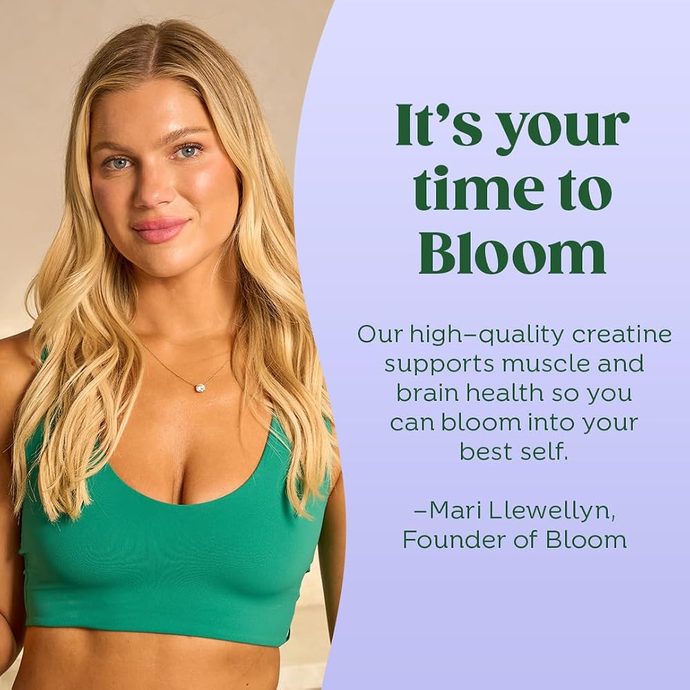 Bloom Nutrition Creatine Monohydrate Powder Unflavored - 40 Servings - image 6