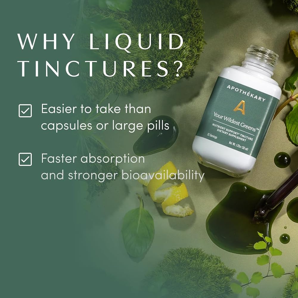Apothékary Your Wildest Greens Herbal Liquid Drops - 30ml - image 5