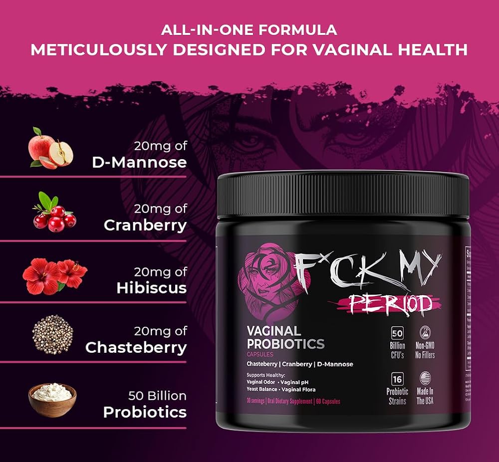 fckmy Vaginal Probiotics for Women pH Balance - 30 Capsules - image 2