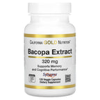 California Gold Nutrition Bacopa Extract 320 mg - 120 Vegetarian Capsules