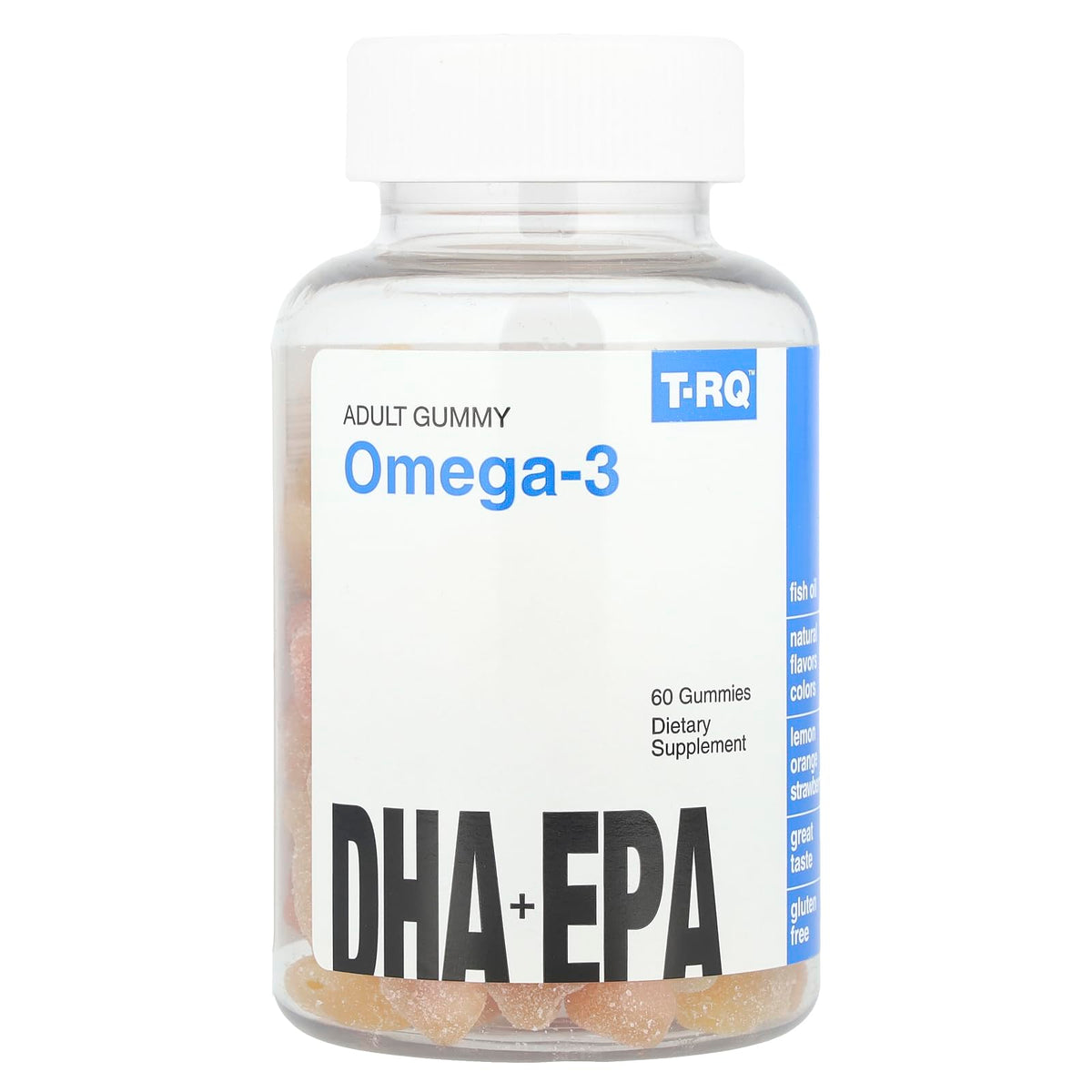 T.RQ Omega-3 Gummies Dietary Supplement - 60 Gummies