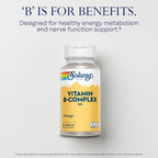 SOLARAY Vitamin B Complex 50 mg - Cellular Energy Vitamins