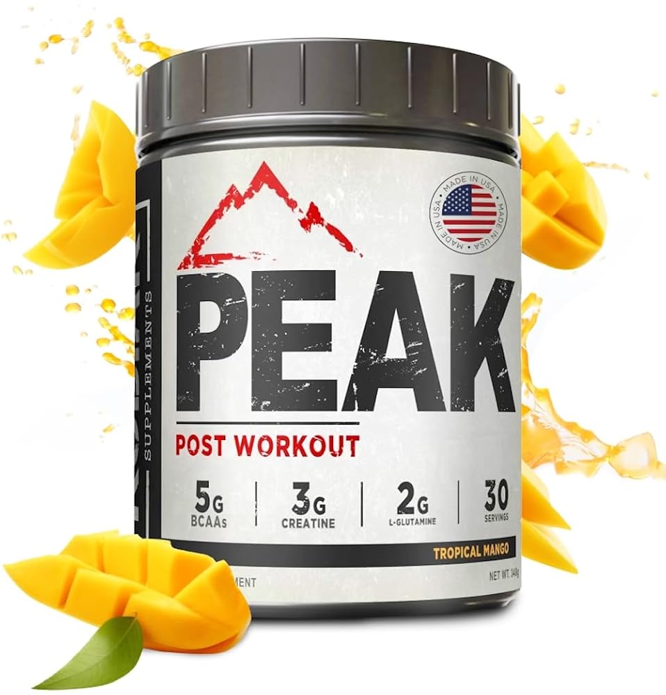 Kodiak Supplements Peak Post Workout BCAA 2:1:1 Creatine - 30 Servings