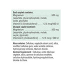 Jamieson High-Potency Magnesium 500 mg + D3 - 60 Caplets - image 2