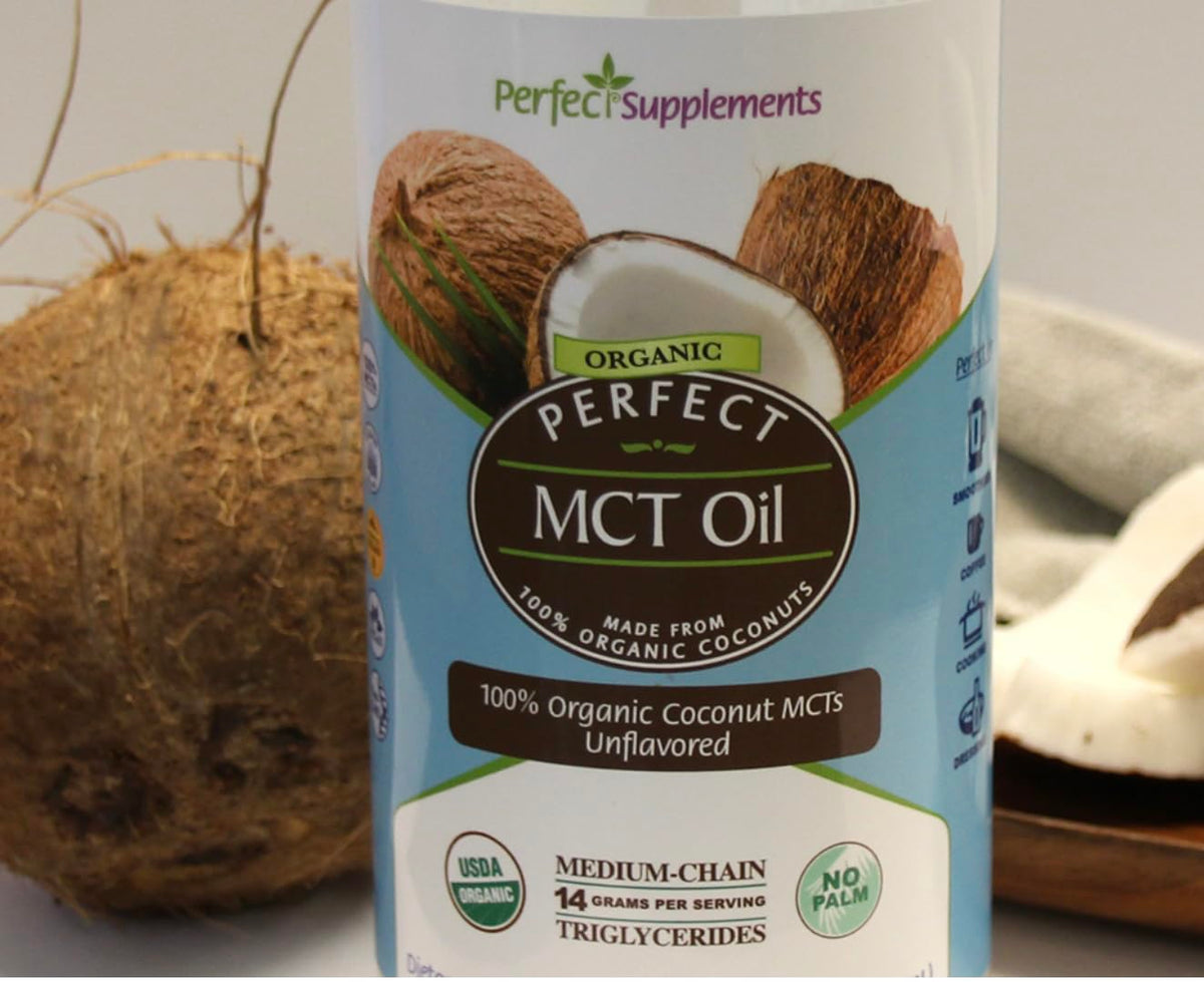Perfect Supplements MCT Oil Organic Coconut - 30 Fl Oz - image 5