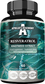 APOLLO'S HEGEMONY Resveratrol 400 mg - 60 Vegan Capsules