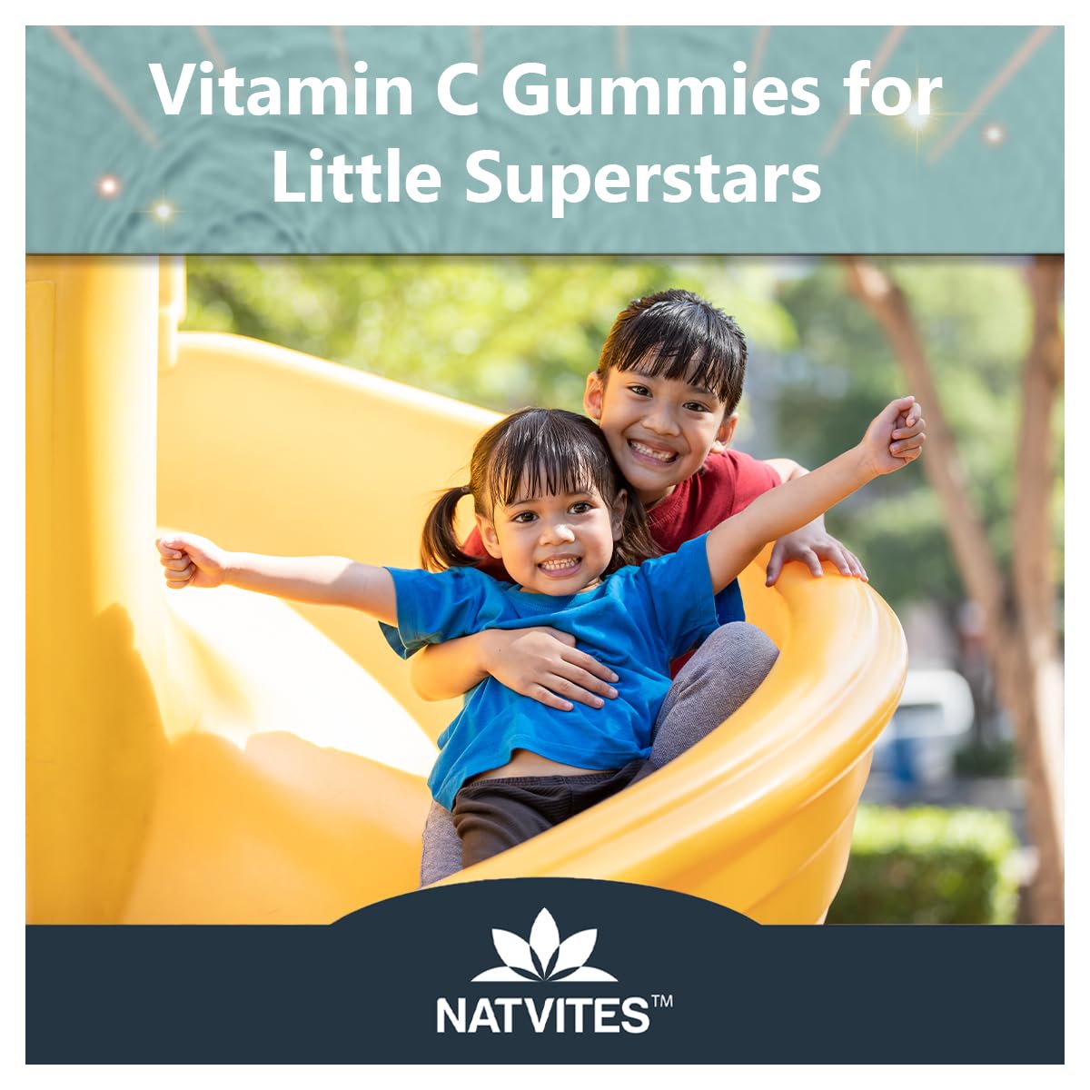 Natvites Kids Vitamin C Gummies Immune Support - 120 Count - image 3