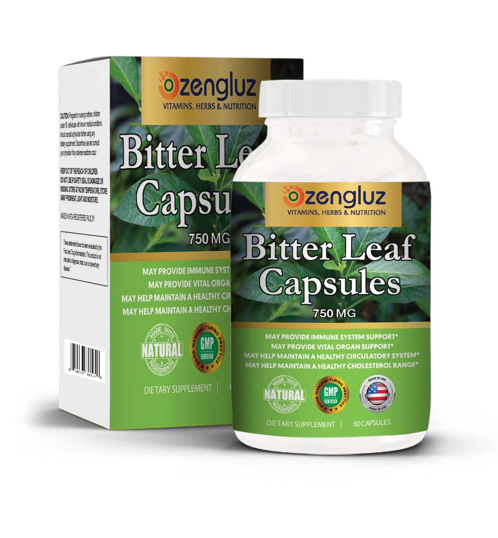 Ozengluz Bitter Leaf Ewuro Wellness Supplement - 60 Capsules - image 2