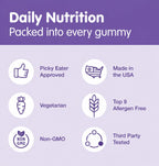 DR. MORITZ Sugar-Free Calm Magnesium Gummies for Kids and Adults