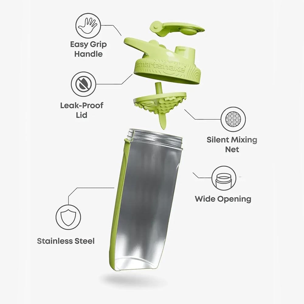 Smartshake TMNT Ninja Power Reforce Stainless Steel Protein Shaker