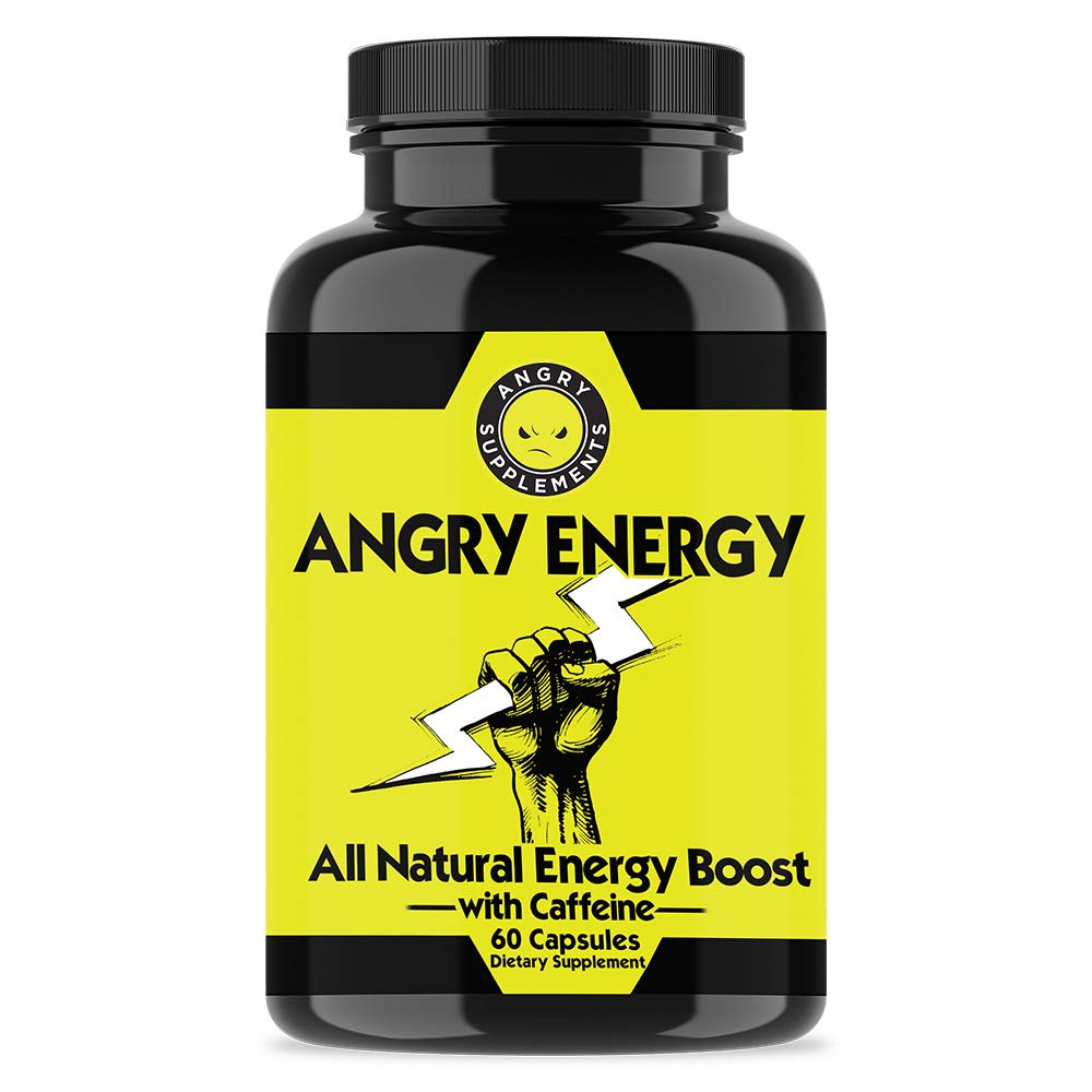 Angry Energy Caffeine Capsules by Angry Supplements