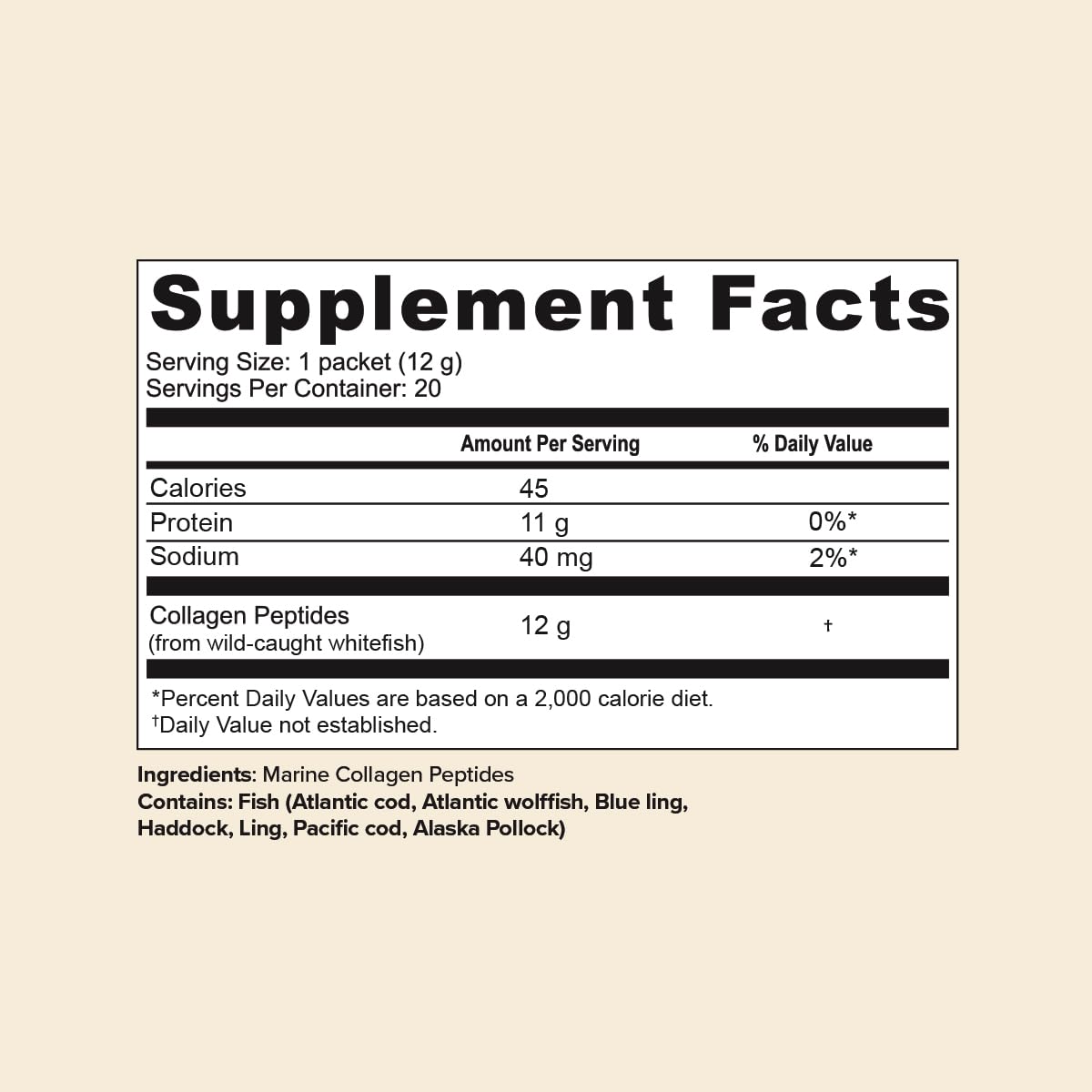 Great Lakes Wellness Sustainable Marine Collagen Peptides for Skin