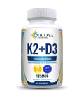 Nicoya Nutrition Vitamin K2 D3 5000 IU Supplement - 60 Softgels