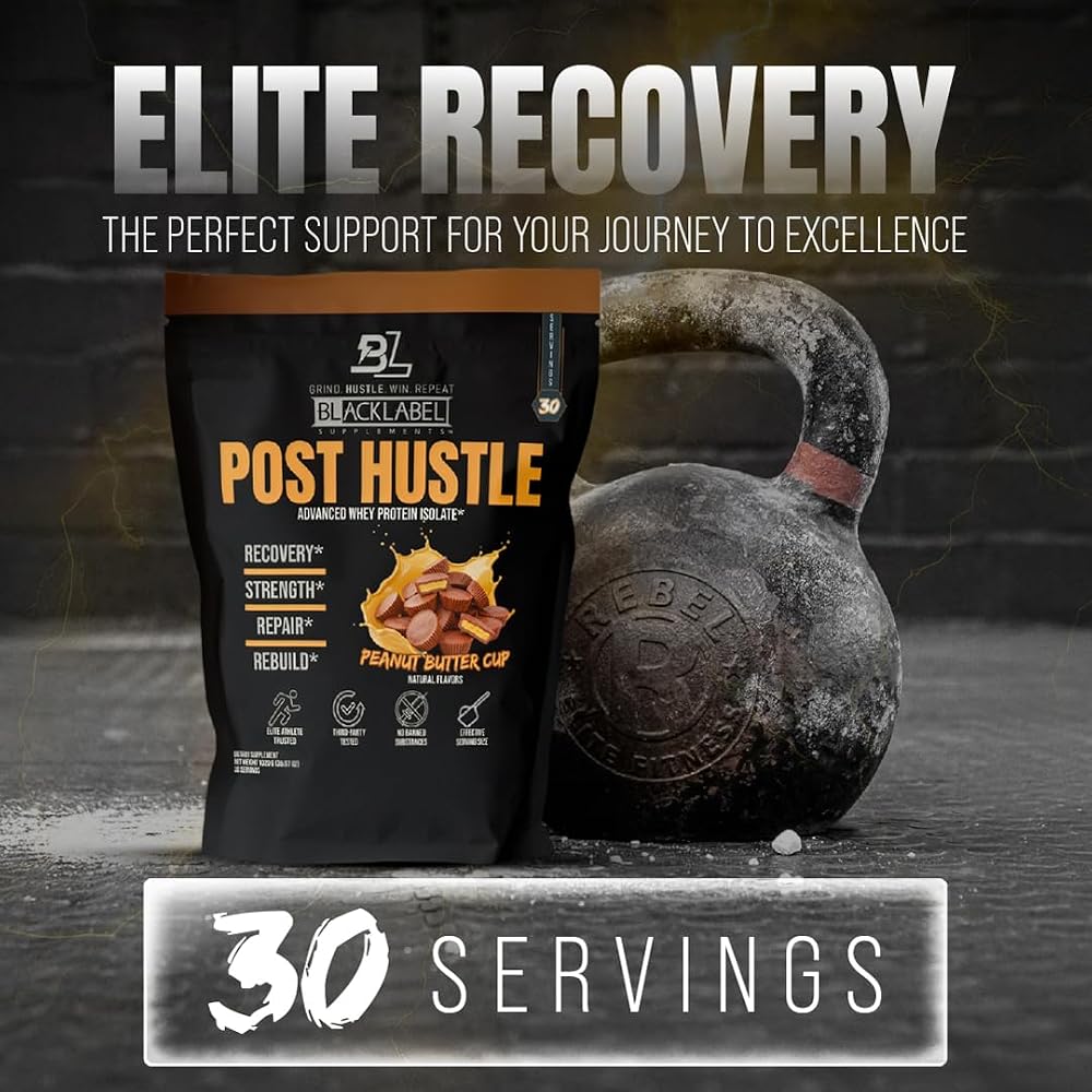 BLACKLABEL Supplements Post Hustle Post Workout Protein Powder