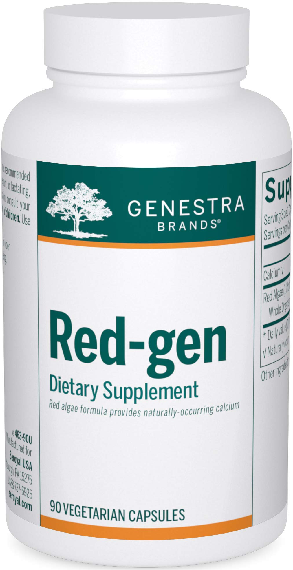 Genestra Brands Red-gen Red Algae Mineral Complex - 90 Vegetarian Capsules