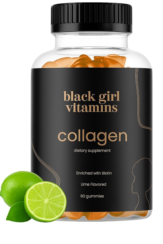 Black Girl Vitamins Collagen Gummies for Hair, Skin & Nails - 60ct
