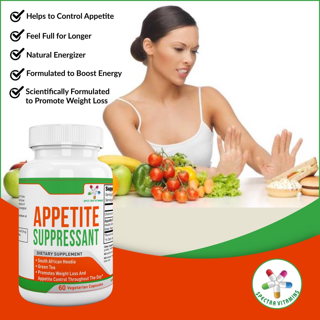 Spectra Vitamins Appetite SUPPRESSANT Natural Supplement to Help You
