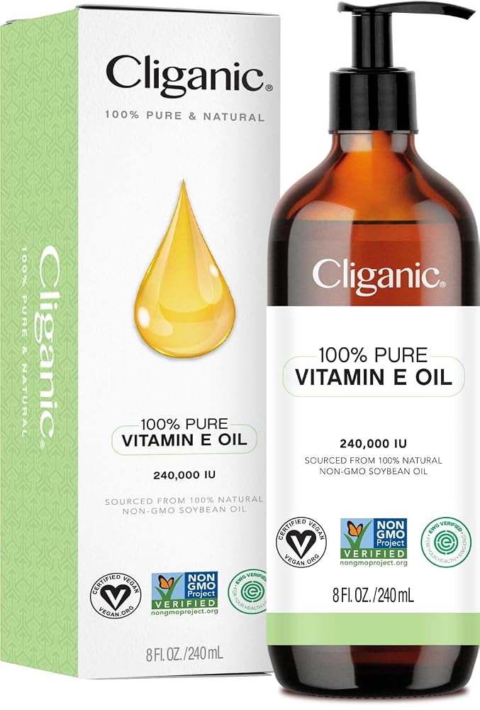 Cliganic 100% Pure Vitamin E Oil for Skin, Hair & Face - image 3