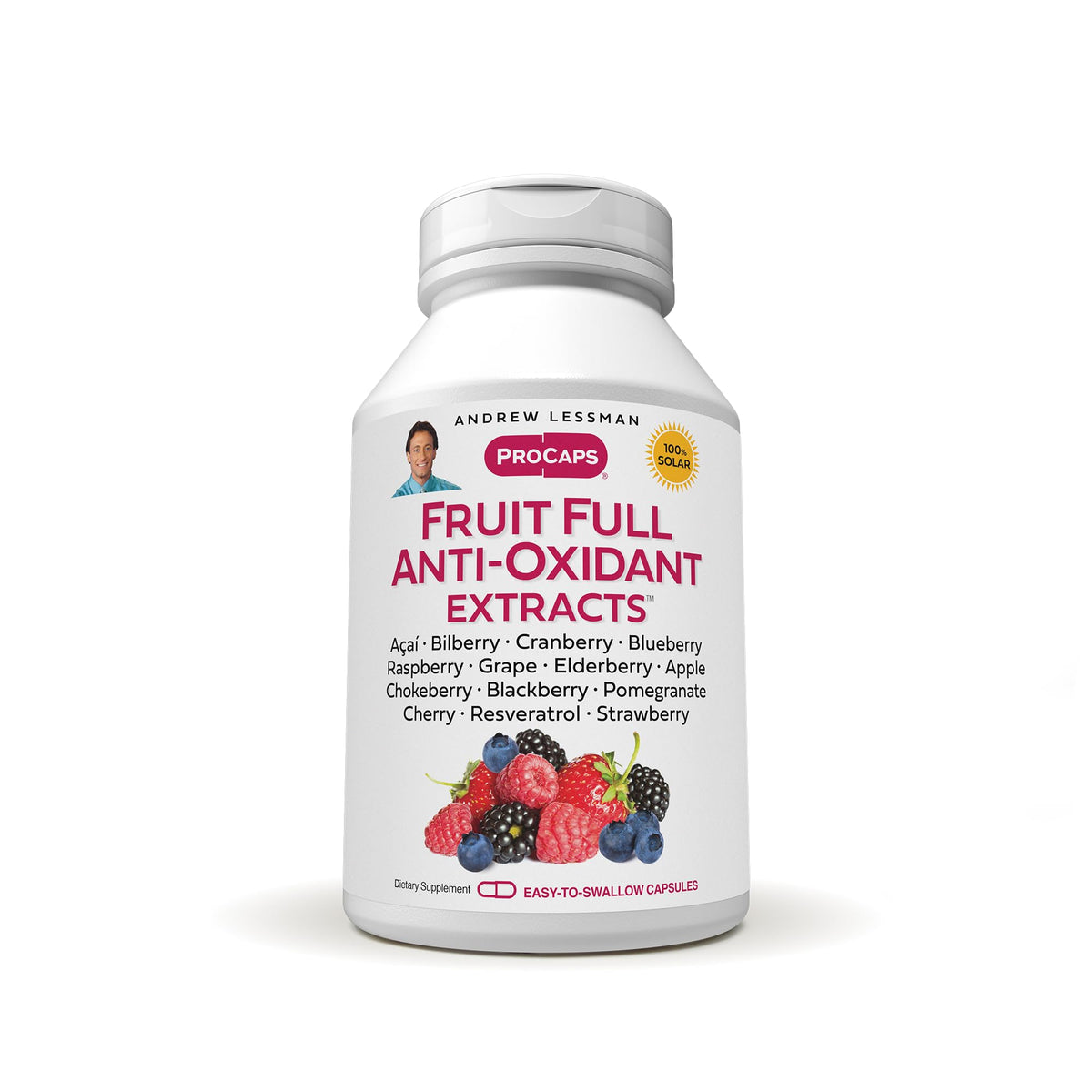 ANDREW LESSMAN Fruit Full Anti-Oxidant Extracts Capsules - 14 Natural