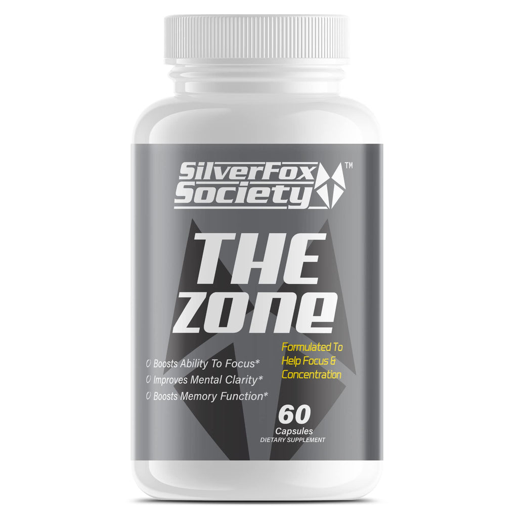 Silver Fox Society The Zone Brain Supplement for Memory and Focus - 60 Capsules