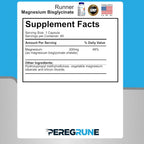 PEREGRUNE Magnesium Bisglycinate 200 mg for Runners - 60 Capsules - image 4