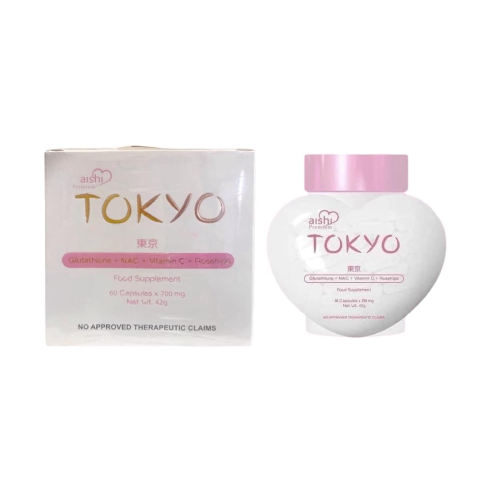 Aishi Premium Tokyo Glutathione - 60 Capsules
