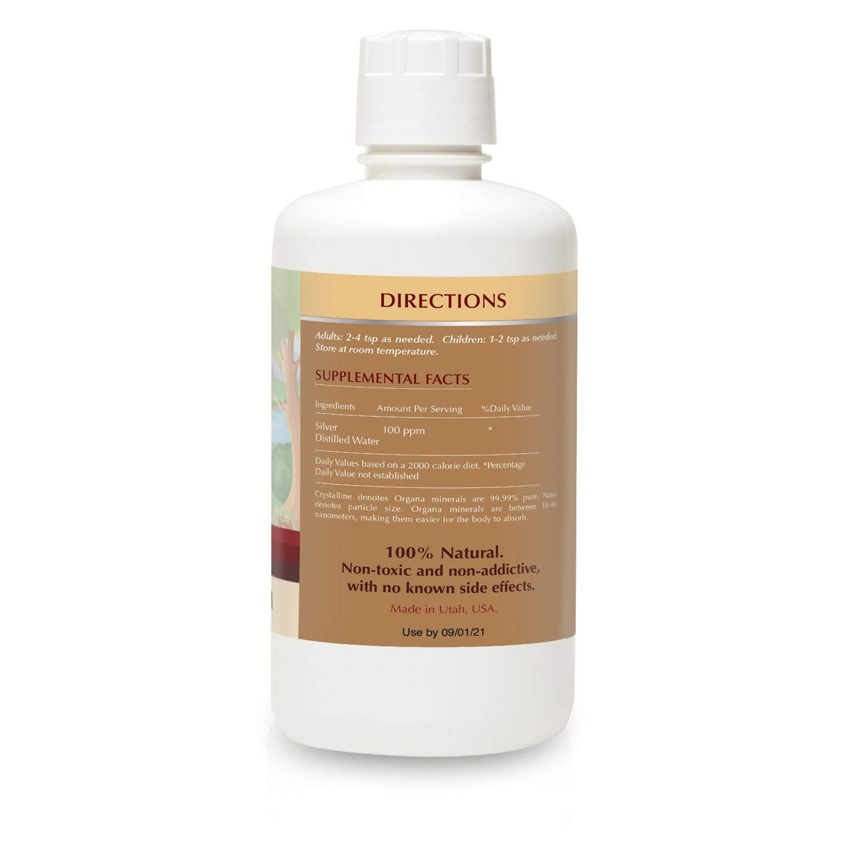 NutriNoche Organa Crystalline Nano Colloidal Silver 100 PPM - 32 fl oz - image 2