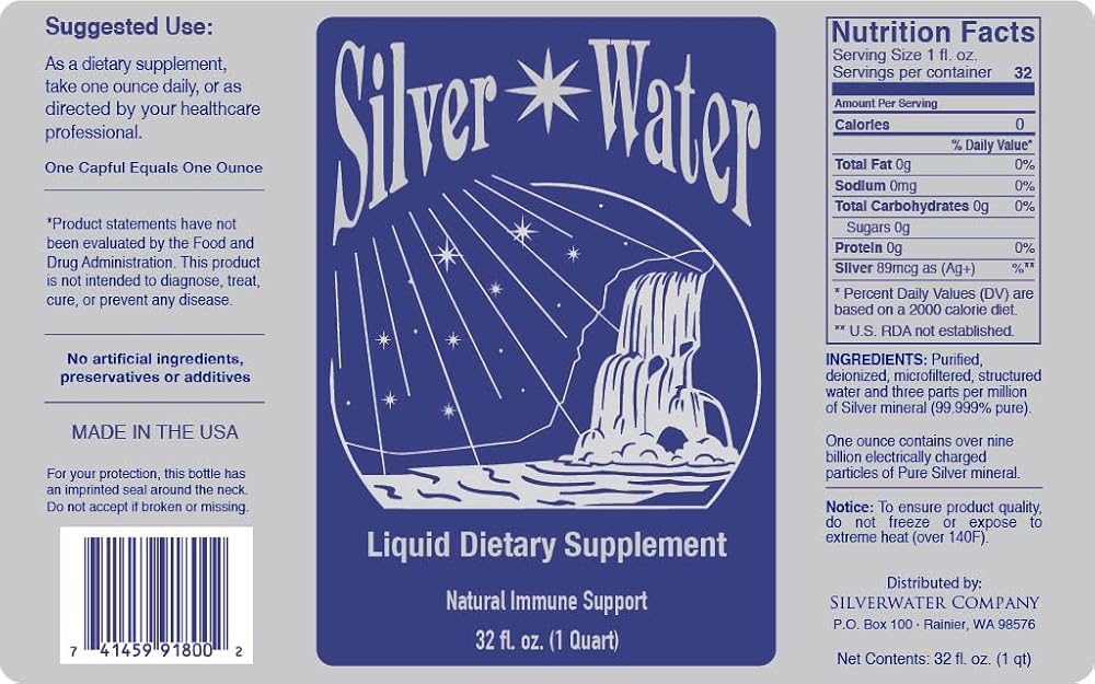 Wayne Rowland Silver Water (Original Formula)