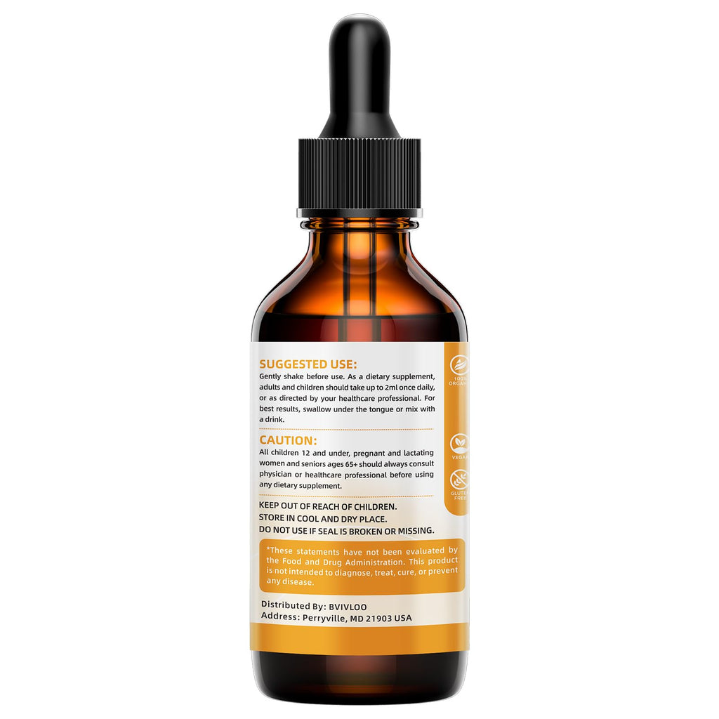 BVIVLOO Magnesium Glycinate Liquid - 2 Fl Oz - image 9