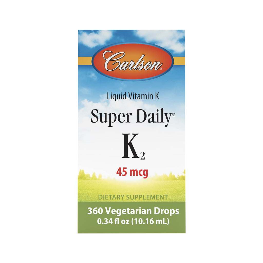 Carlson Super Daily K2 45 mcg Liquid Vitamin K - 360 Drops - image 6