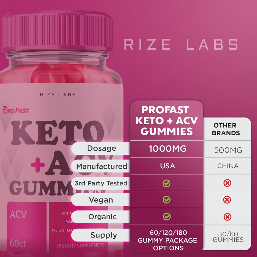 rize labs Pro Fast Keto+ACV Gummies for Weight Loss - 180 Gummies - image 4