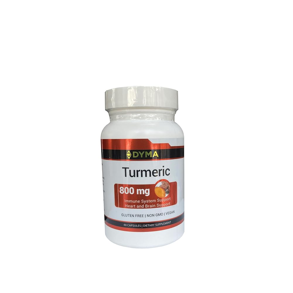DYMA Turmeric Supplements with Black Pepper - 60 Capsules - image 2