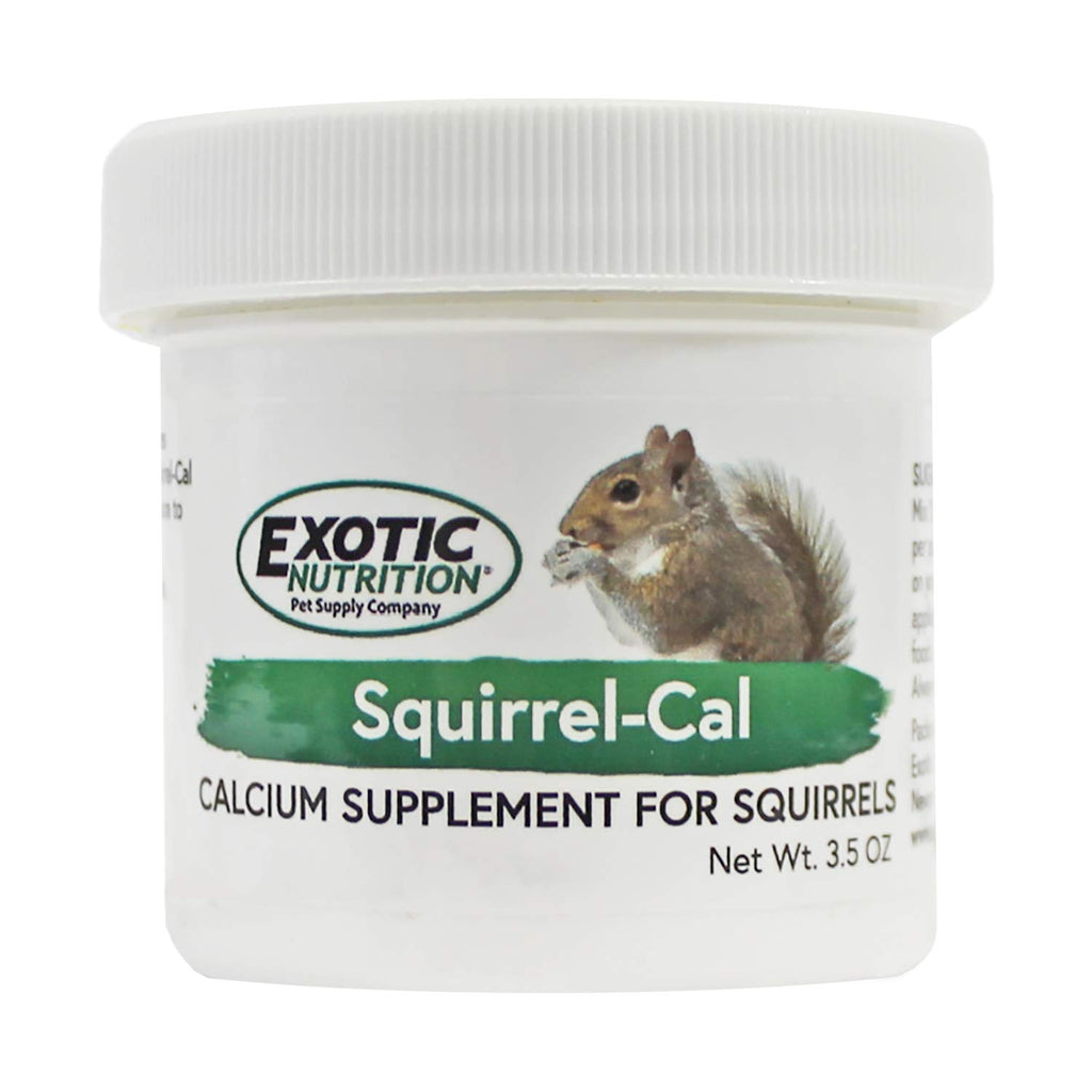Exotic Nutrition Squirrel-Cal Calcium Supplement Powder - 3.5 oz