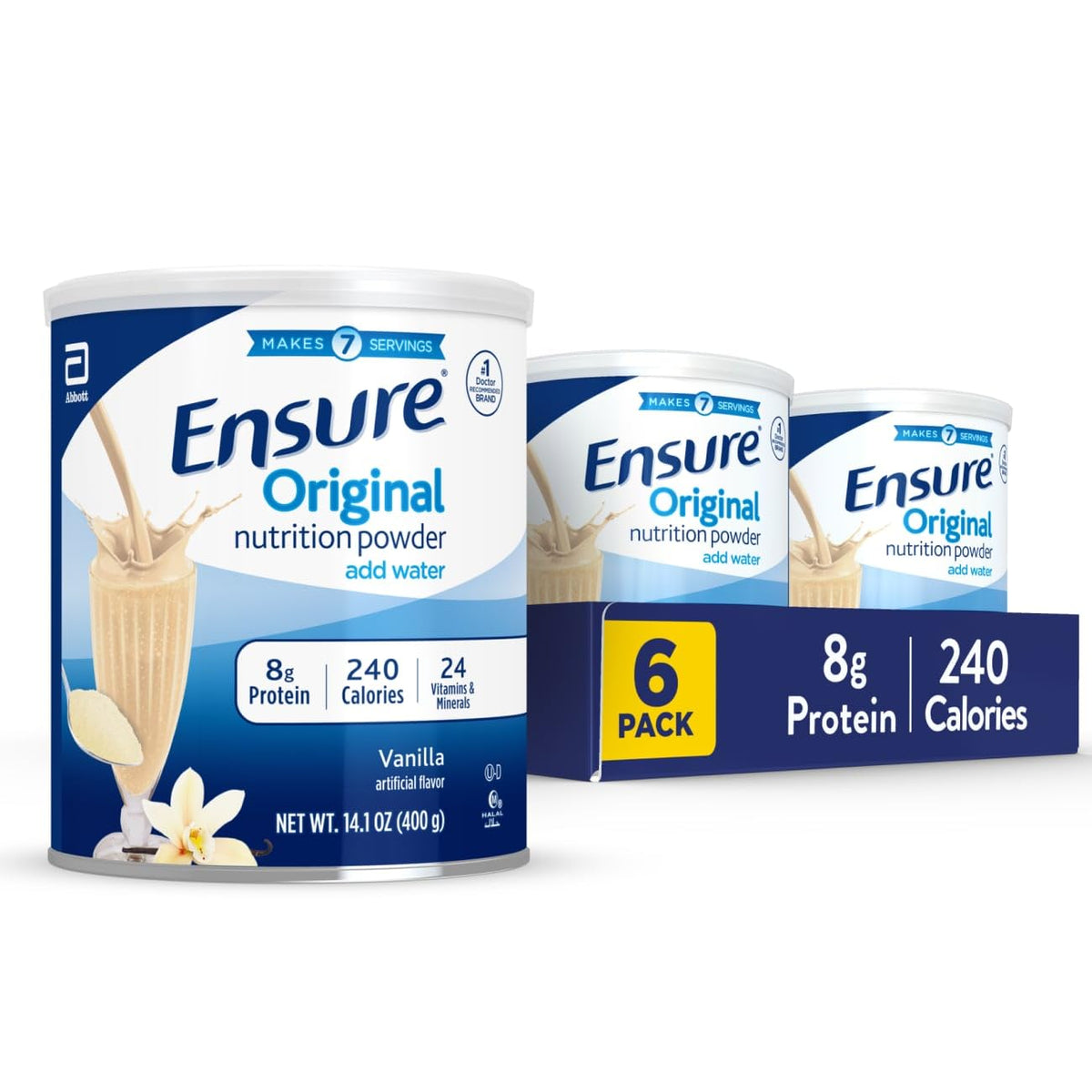 Ensure Original Vanilla Nutrition Powder - 6 Pack