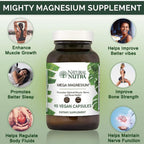 Natural Nutra Mega Magnesium 400mg - 90 Capsules - image 3