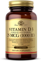 Solgar Vitamin D3 1000 IU - 100 Softgels