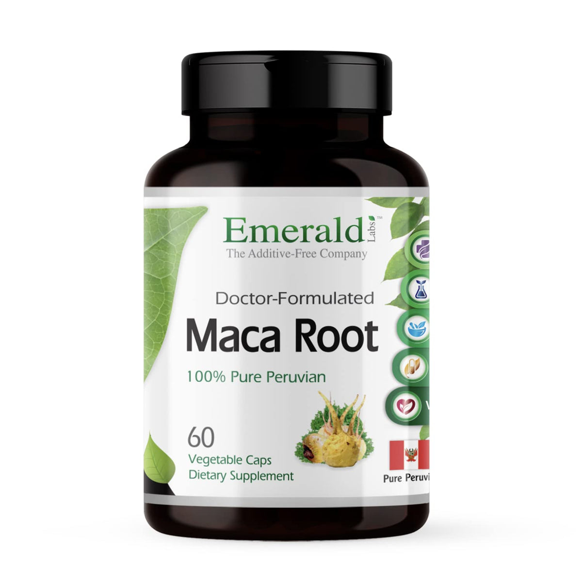 Emerald Laboratories Maca Root Hormonal Balance Support - 60 Vegetable Capsules