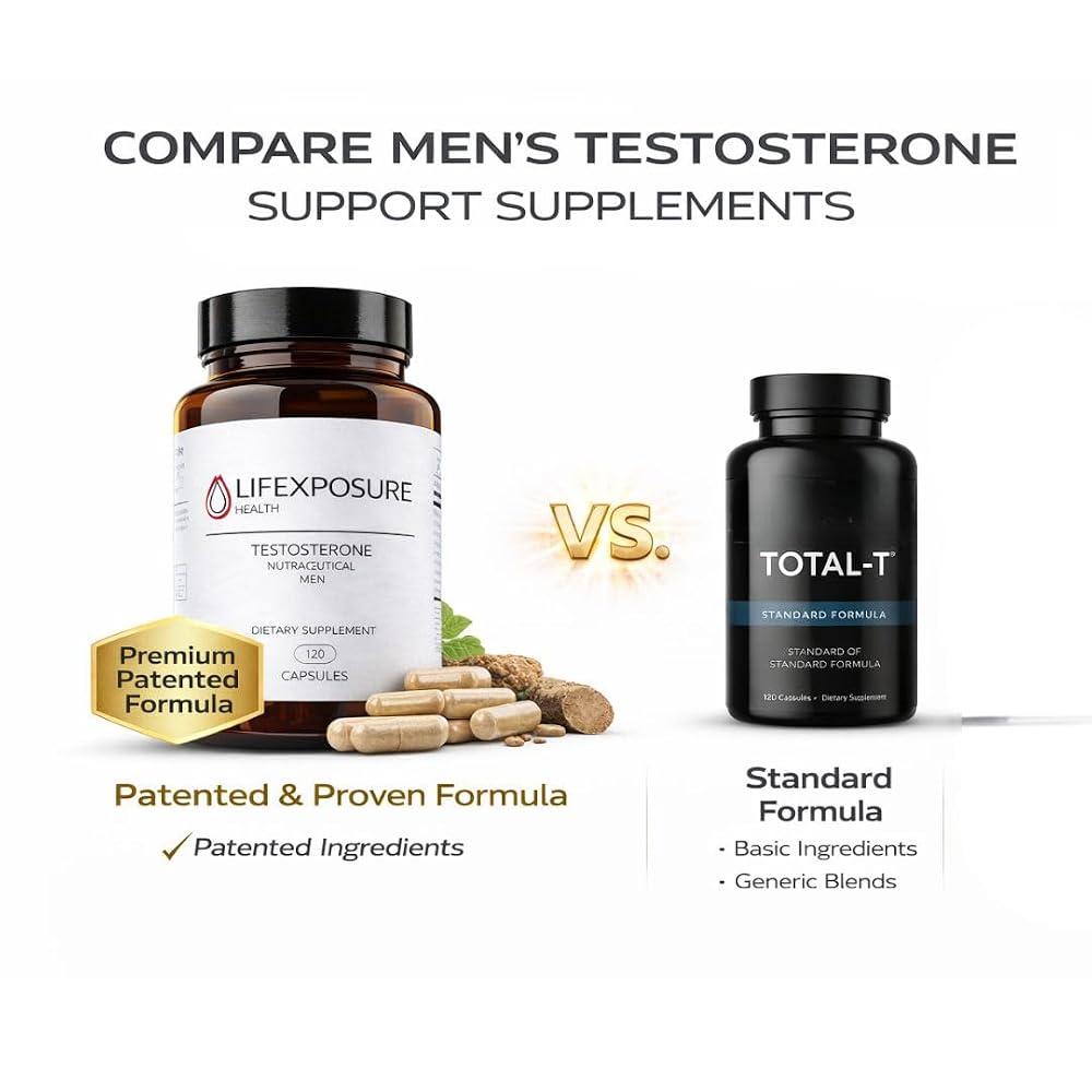 Lifexposure Health Natural Testosterone Supplement for Men - 120 Capsules - image 6