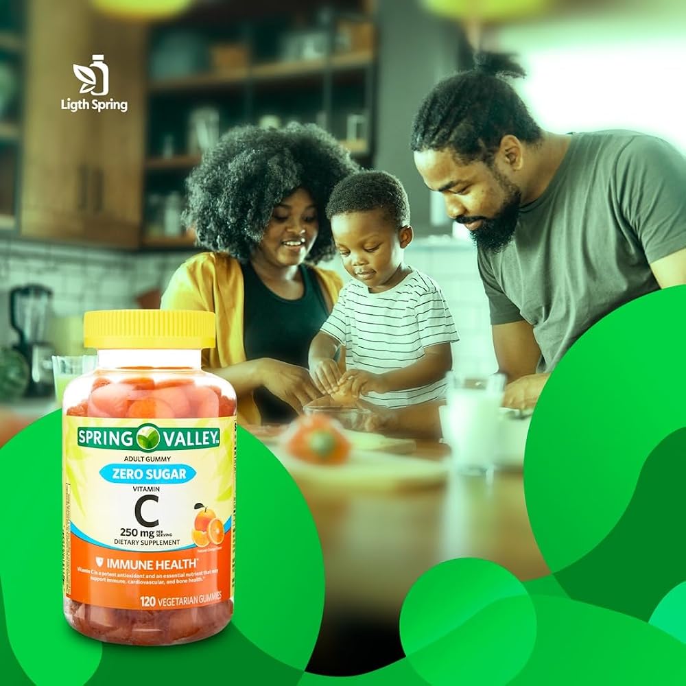 LightSpring Zero Sugar Vitamin C Gummies 250 mg - 120 Count - image 2
