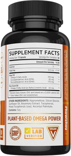 ZHOU Plant-Based Omega 3 Supplement - 30 Vegetarian Capsules - image 2