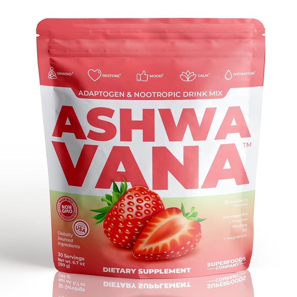 Superfoods Company Ashwavana Zen Relax Drink Mix Powder - 120 Count - image 5