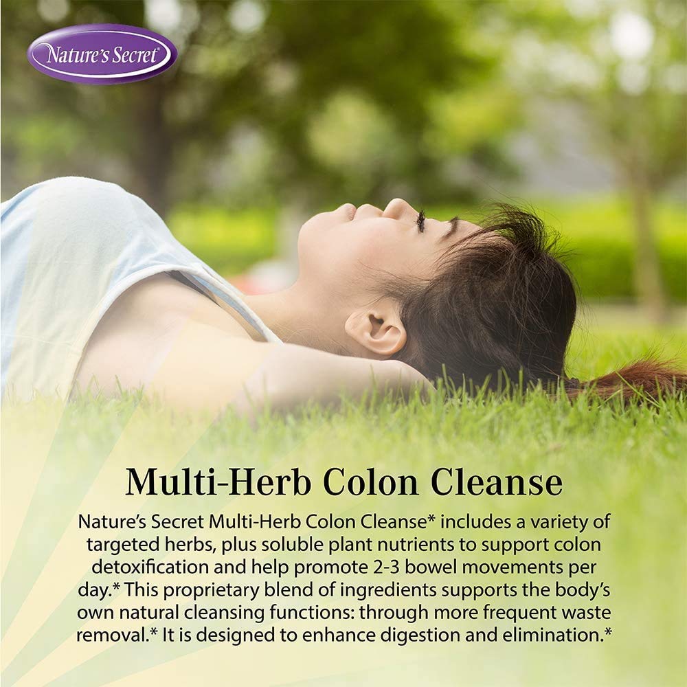 Lumintrail Nature's Secret Multi-Herb Colon Cleanse Tablets - 275 Count - image 5