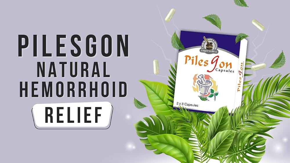 Generic Naturogain Pilesgon Herbal Capsules - 64 Count - image 2