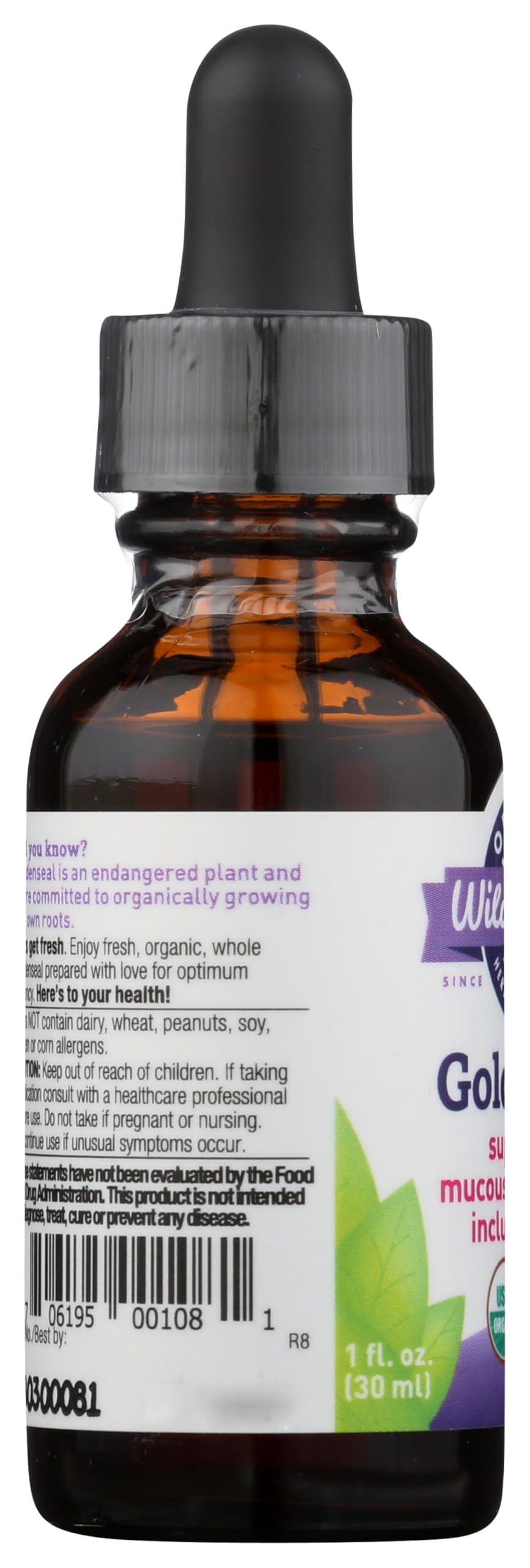 Oregon's Wild Harvest Goldenseal Extract Organic - 1 Fl Oz - image 4