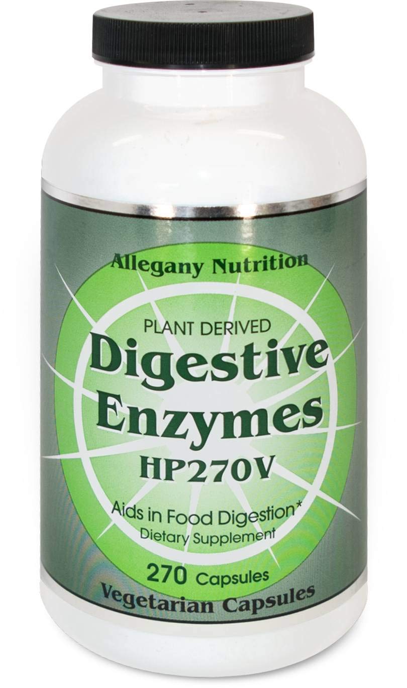 Allegany Nutrition Digestive Enzymes HP - 270 Vegetarian Capsules