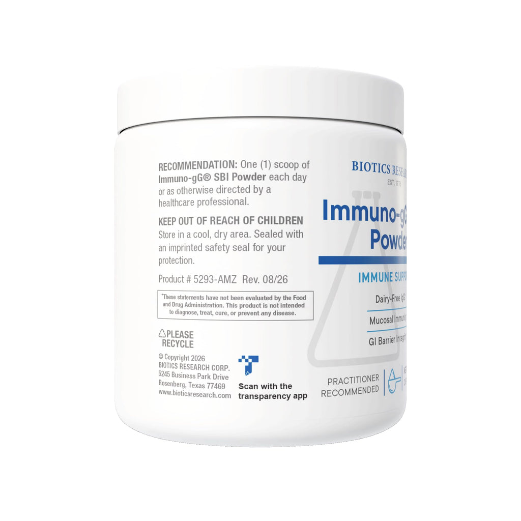 BIOTICS RESEARCH Immuno-gG SBI IgG Immunoglobulin Powder - 2.6 oz - image 3
